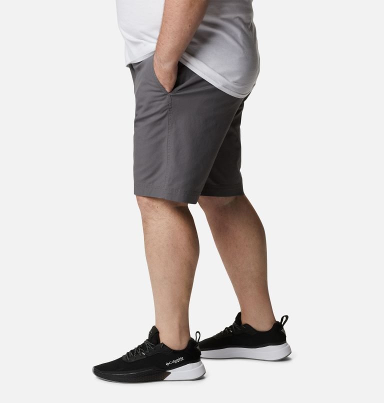 Men's Columbia Flex ROC Shorts Dark Grey | Plus Size CA-CA50L